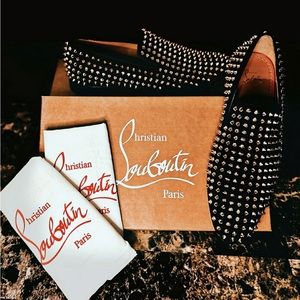 Men’s Christian Louboutin Black Dandelion Spike